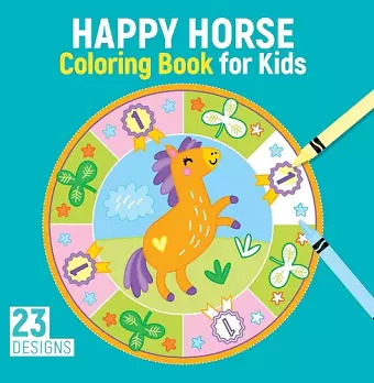 Happy Horse Coloring Book for Kids cover