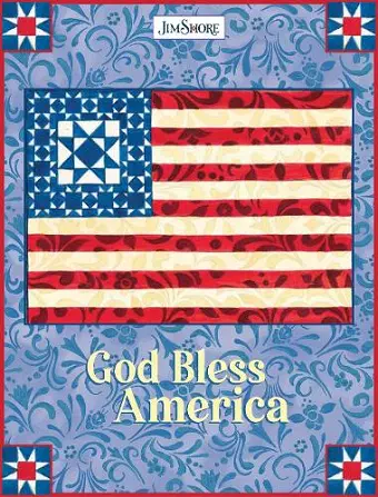 God Bless America Lined Journal cover