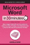 Microsoft Word In 30 Minutes cover