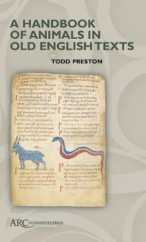 A Handbook of Animals in Old English Texts cover