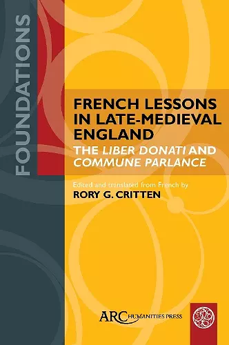 French Lessons in Late-Medieval England cover