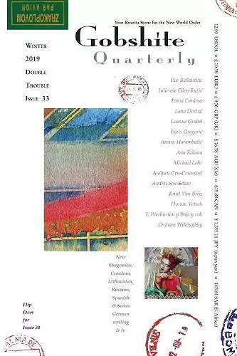 Gobshite Quarterly #33/34, Winter/Spring 2019 cover