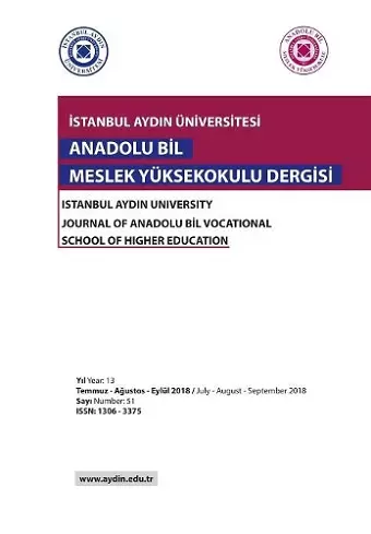 Anadolu Bil MYO Dergisi cover