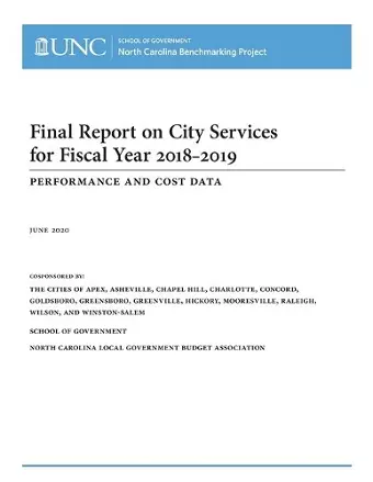 Final Report on City Services for Fiscal Year 2018-2019 cover