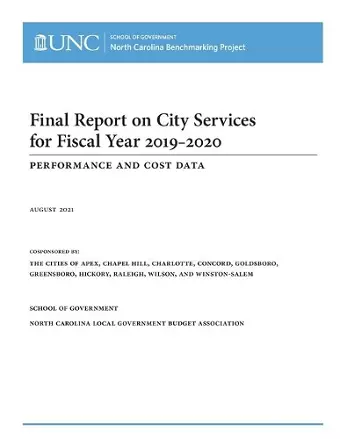 Final Report on City Services for Fiscal Year 2019-2020 cover