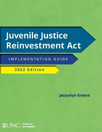 Juvenile Justice Reinvestment Act cover