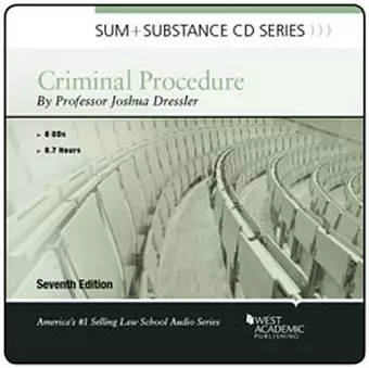 Sum and Substance Audio on Criminal Procedure cover