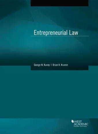 Entrepreneurial Law cover