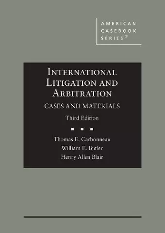 International Litigation and Arbitration cover