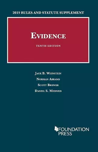 Evidence, 2019 Rules and Statute Supplement cover