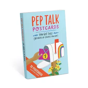 Em & Friends Pep Talk Postcard Book cover