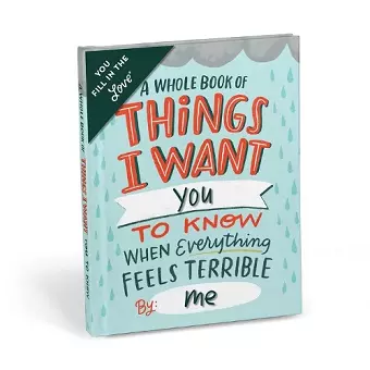 Em & Friends Feel Terrible Book Fill in the Love Fill-in-the-Blank Book & Gift Journal cover
