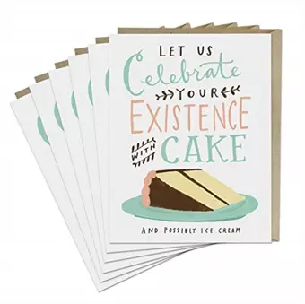 6-Pack Em & Friends Celebrate With Cake Card cover