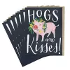 6-Pack Em & Friends Hogs and Kisses Card cover