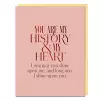 6-Pack Elizabeth Gilbert You Are My History and My Heart Card cover