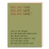 6-Pack Elizabeth Gilbert You Are Safe Card cover