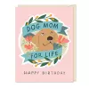 6-Pack Em & Friends Dog Mom for Life - Birthday Sticker Cards cover