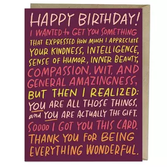 6-Pack Em & Friends Everything Wonderful Birthday Greeting Cards cover