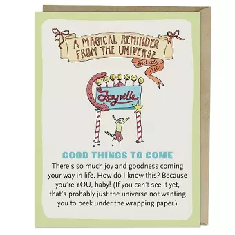 6-Pack Em & Friends Good Things to Come Affirmators! Greeting Cards cover