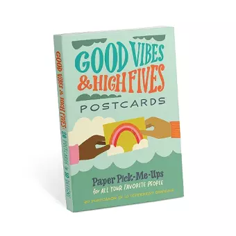 Em & Friends Good Vibes & High Fives Postcards Book, Set of 20 Postcards cover