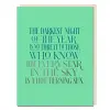 The Darkest Night Encouragement Card cover