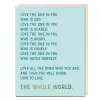 Love the One in You Encouragement Card cover