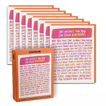 Em & Friends Wishes for You Boxed Greeting Cards, Box of 8 Single Birthday Cards cover