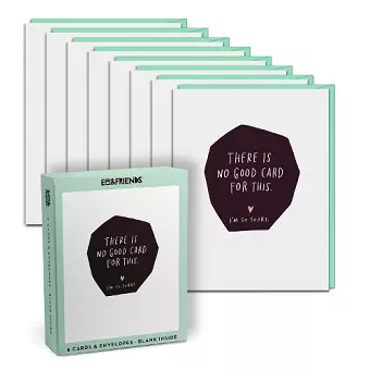 Em & Friends No Good Card For This Boxed Greeting Cards, Box of 8 Single Empathy Cards cover