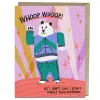 Whoop Whoop Belated Birthday Card cover