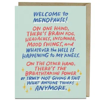 Breathtaking Power Menopause Card cover