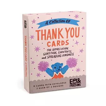 Em & Friends Boxed Thank You Cards, Box of 8 Assorted cover