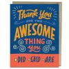 6-Pack Em & Friends Awesome Thank You Cards cover