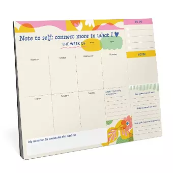 Em & Friends Whole Year of Connecting Weekly Desktop Planner cover