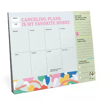 Em & Friends Struggle Is Real Weekly Desktop Planner cover
