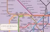 City of Women London Tube Wall Map (A2, 16.5 x 23.4 Inches) cover