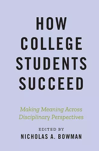 How College Students Succeed cover