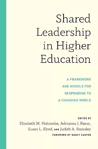 Shared Leadership in Higher Education cover