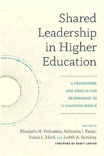 Shared Leadership in Higher Education cover