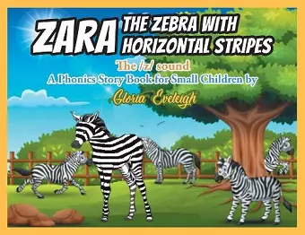 Zara the Zebra with Horizontal stripes cover