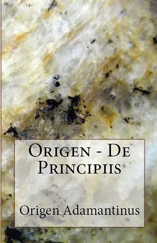 De Principiis cover