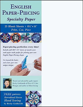 English Paper-Piecing Specialty Paper cover
