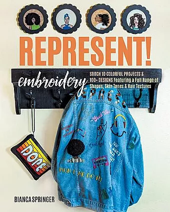 Represent! Embroidery cover