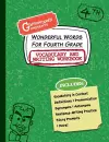 Wonderful Words for Fourth Grade Vocabulary and Writing Workbook cover