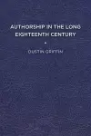 Authorship in the Long Eighteenth Century cover