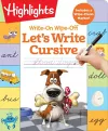 Write-On Wipe-Off: Let's Write Cursive cover