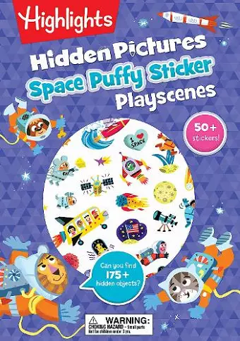 Space Hidden Pictures Puffy Sticker Playscenes cover