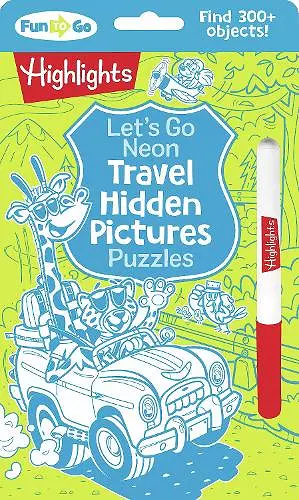 Let's Go Neon Travel Hidden Pictures Puzzles cover