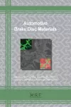 Automotive Brake Disc Materials cover