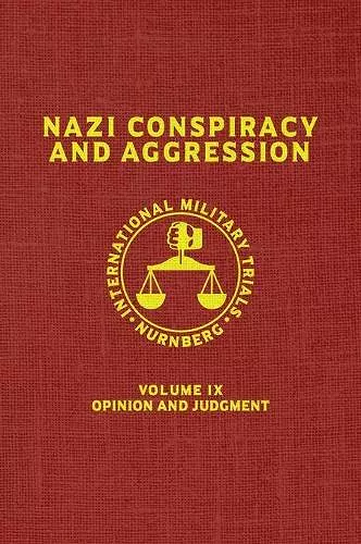 Nazi Conspiracy And Aggression cover