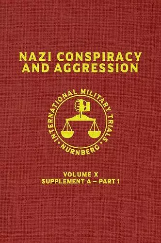 Nazi Conspiracy And Aggression cover